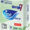 product fine basic adult briefs large 36 diapers x 3 bags 637205721600587508 حفاضات كبار السن