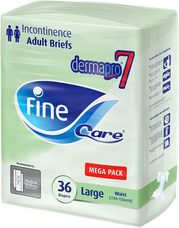 product fine basic adult briefs large 36 diapers x 3 bags 637205721600587508 حفاضات كبار السن